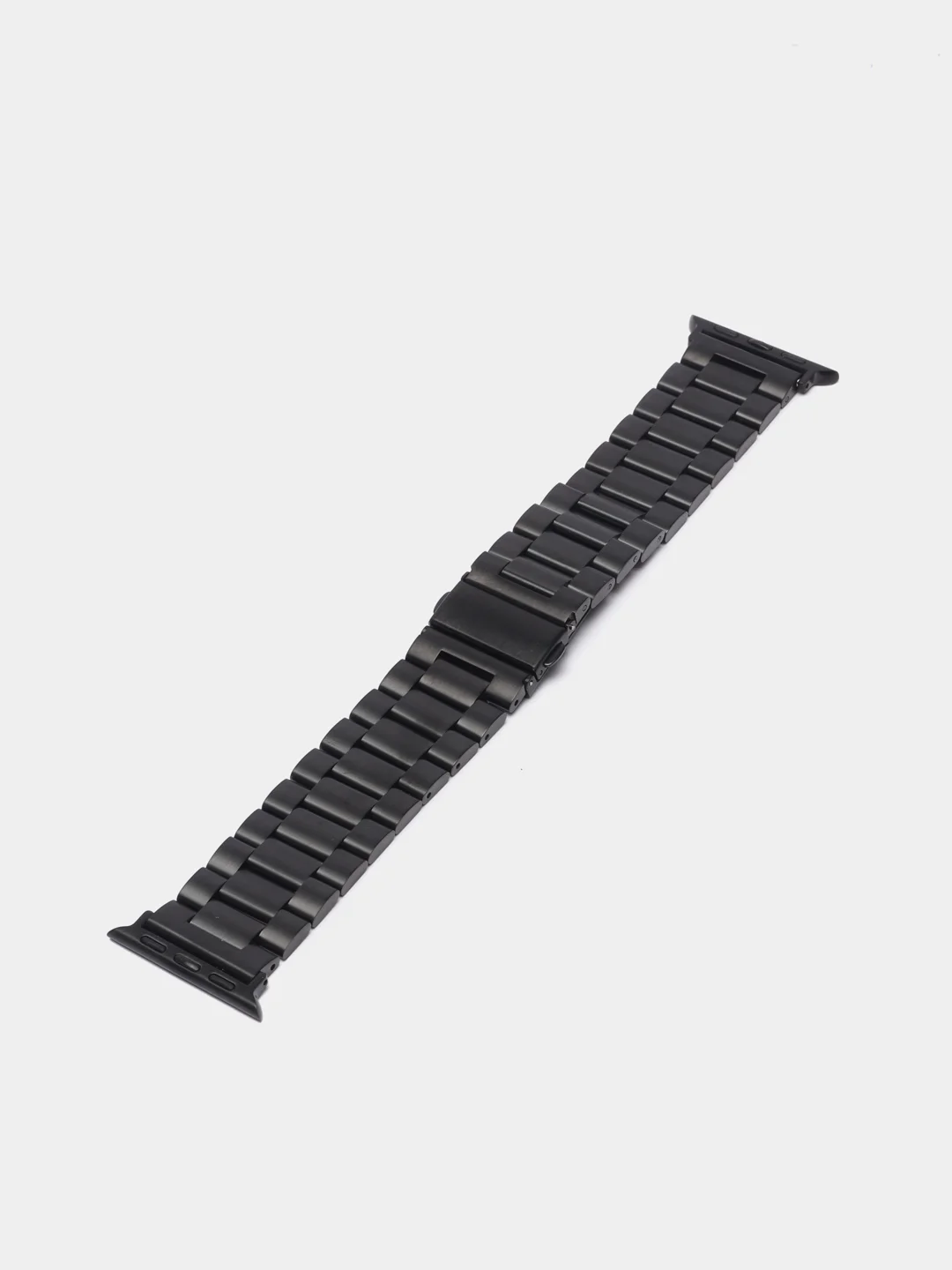 Черный ремешок стальной для Apple Watch всех моделей  38/40/41мм 42/44/45/49мм