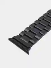 Черный ремешок стальной для Apple Watch всех моделей  38/40/41мм 42/44/45/49мм