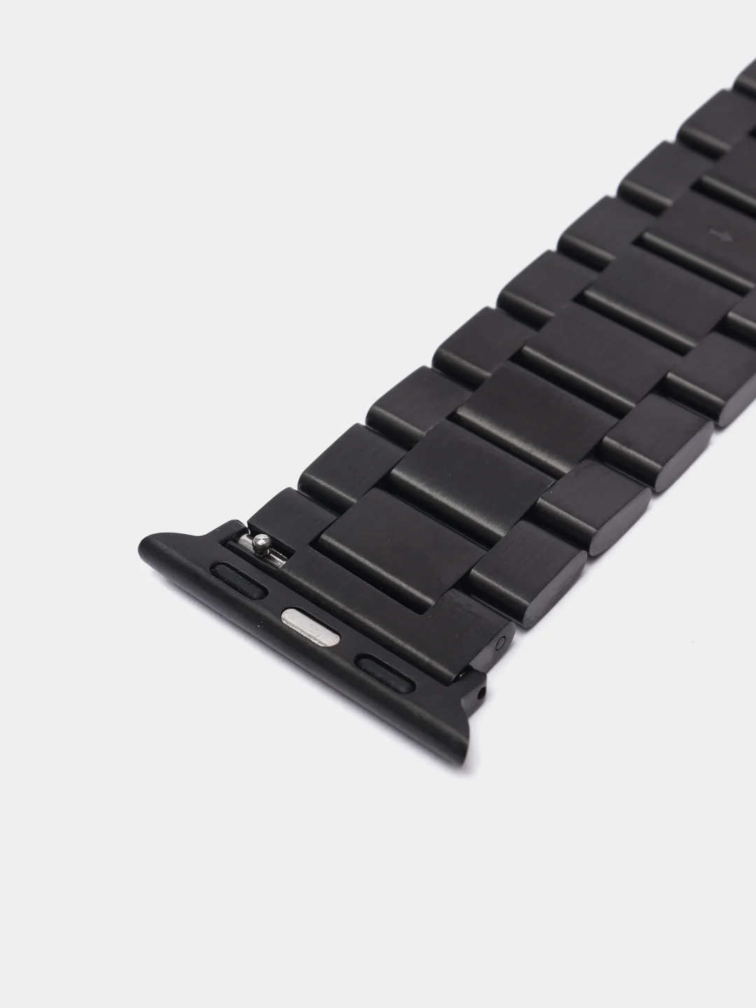 Черный ремешок стальной для Apple Watch всех моделей  38/40/41мм 42/44/45/49мм