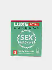 Презервативы Luxe Royal Sex Machine, 3 штуки