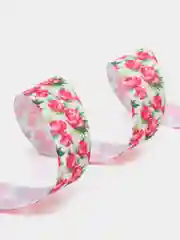 Конфетный лента репсовая с рисунком, 25 мм, 2 метра