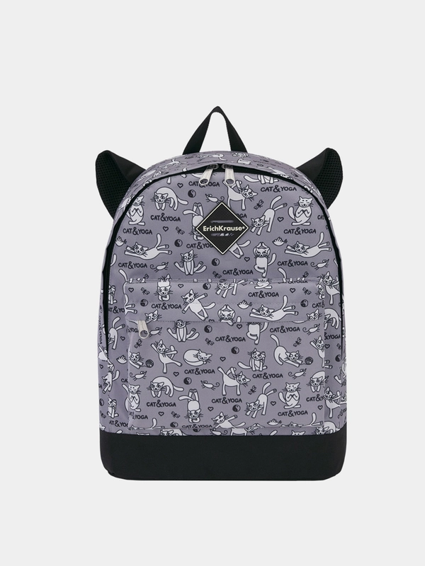 Рюкзак дял девочек ErichKrause EasyLine Animals 17L Cats yoga