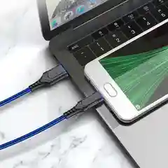 Красный кабель для зарядки и передачи данных Borofone BX67, Type-C/Lightning/Micro, 1м, до 2.4A