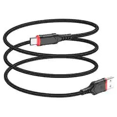 Красный кабель для зарядки и передачи данных Borofone BX67, Type-C/Lightning/Micro, 1м, до 2.4A