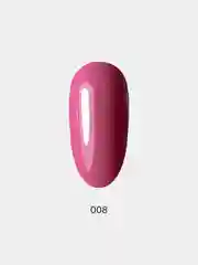 Гель лак для ногтей, гель-лак LuckyLak Fashion №008, 8g розовый для маникюра и педикюра