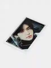 Бежевый меланж наклейка на банковскую карту stray kids