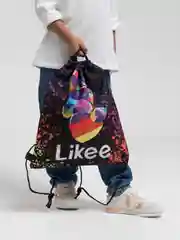Белый мешок для обуви
