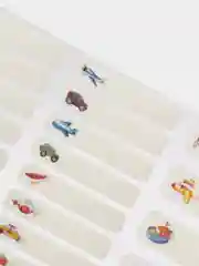Алый наклейки на канцтовары именные