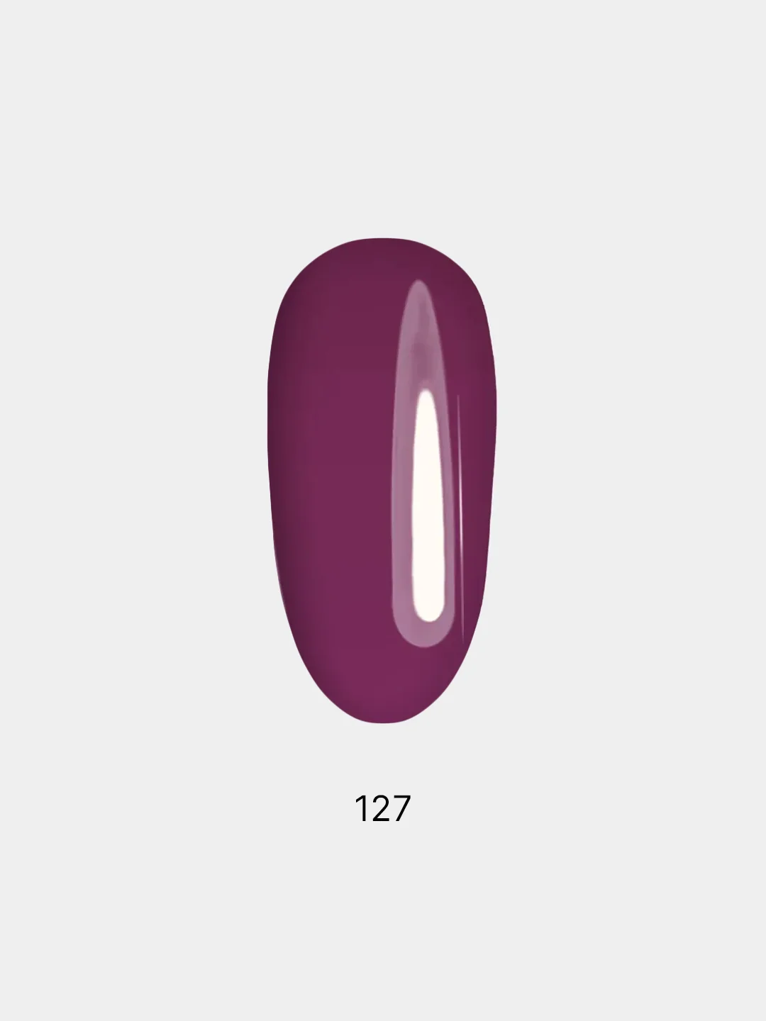Гель-лак для ногтей LuckyLak classic №127, 8 g, яркий фиолетовый лак для маникюра и педикюра