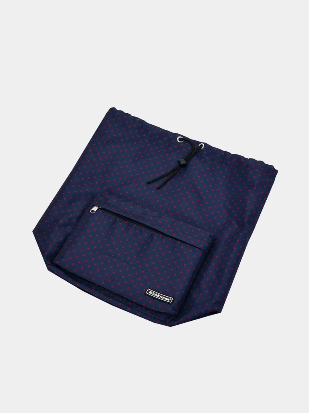 Рюкзак женский на шнурке ErichKrause "EasyLine. Dots in Blue", 16 л
