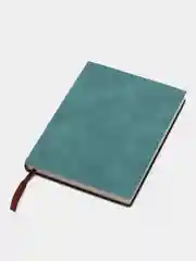 Бирюзовый ежедневник недатированный из замши и эко-кожи, формат А5 и А6