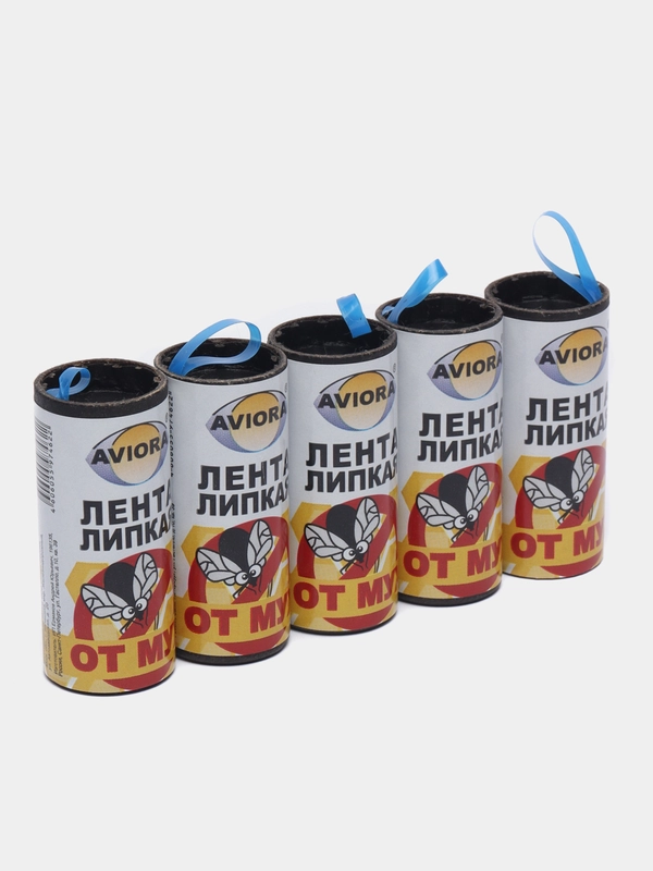 Липкая лента от мух и насекомых, комплект 2, 5 и 10 штук