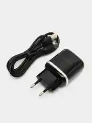Черный зарядное устройство BOROFONE BA36A, 18W, USB + кабель Type-C