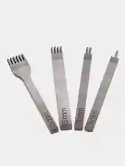 Пробойники для кожи строчные ромбовидные, 4 штуки