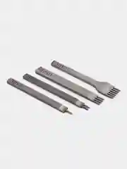 Пробойники для кожи строчные ромбовидные, 4 штуки