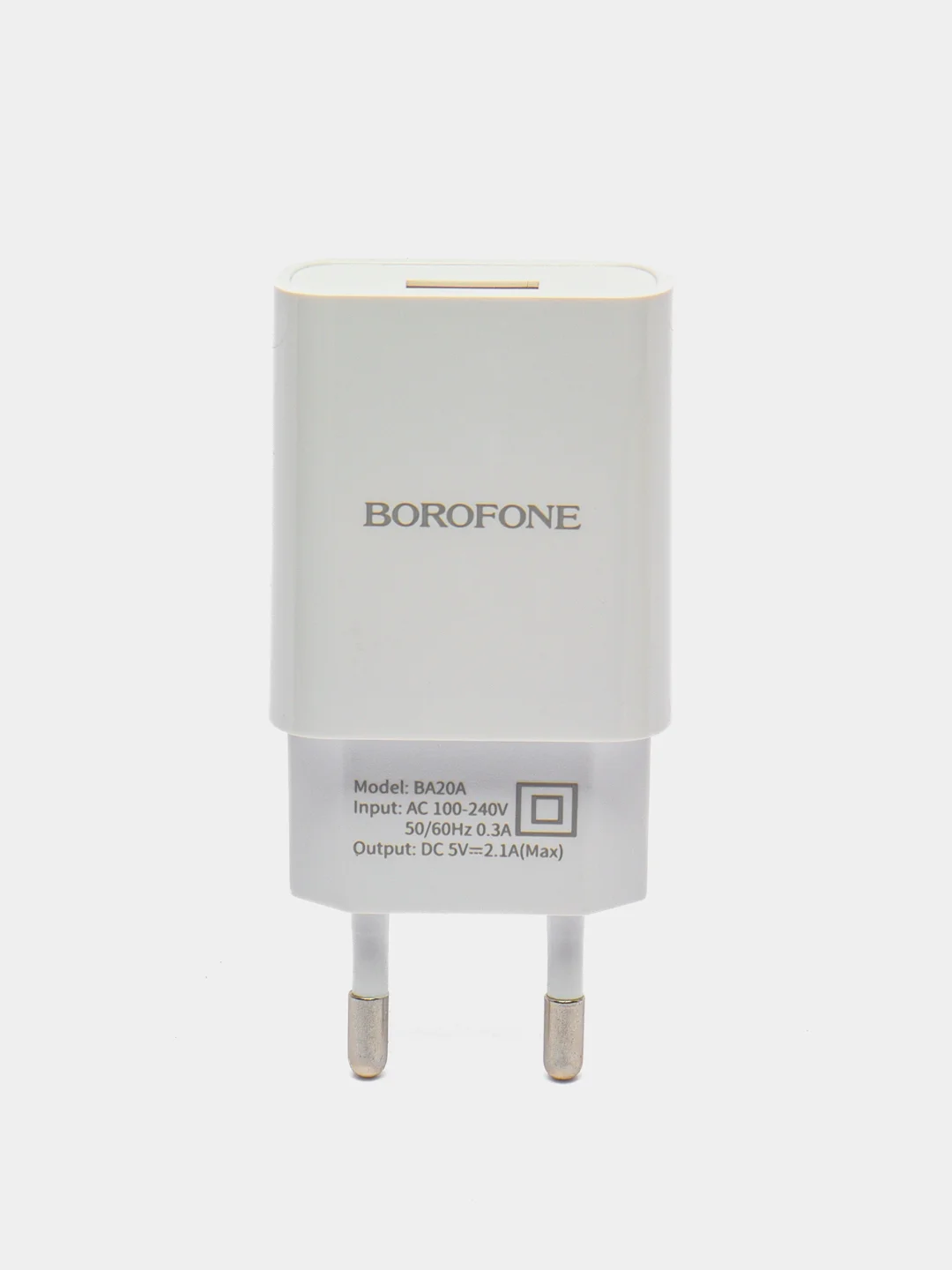 Белый зарядное устройство BOROFONE BA20A, 2.1A