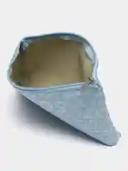 Голубой косметичка женская, пенал
