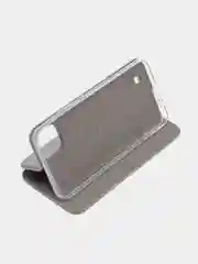 Серый чехол книжка Realme C20 2021 / C11 2021 кредитница, трансформер подставка