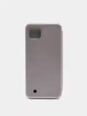 Серый чехол книжка Realme C20 2021 / C11 2021 кредитница, трансформер подставка