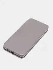 Серый чехол книжка Realme C20 2021 / C11 2021 кредитница, трансформер подставка