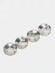 Прозрачный стеклянные пришивные стразы Pellosa Риволи Crystal