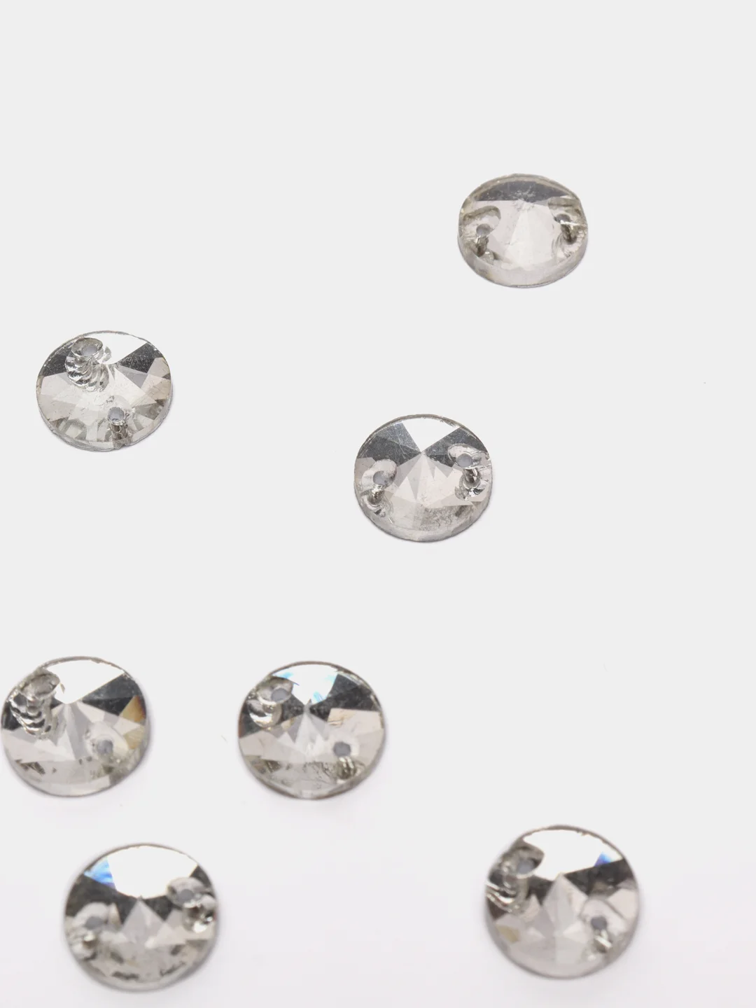 Прозрачный стеклянные пришивные стразы Pellosa Риволи Crystal