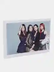 Голубой наклейка-стикер на банковскую карту "Blackpink"
