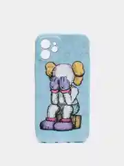Алый чехол Kaws на iPhone 12, светящийся