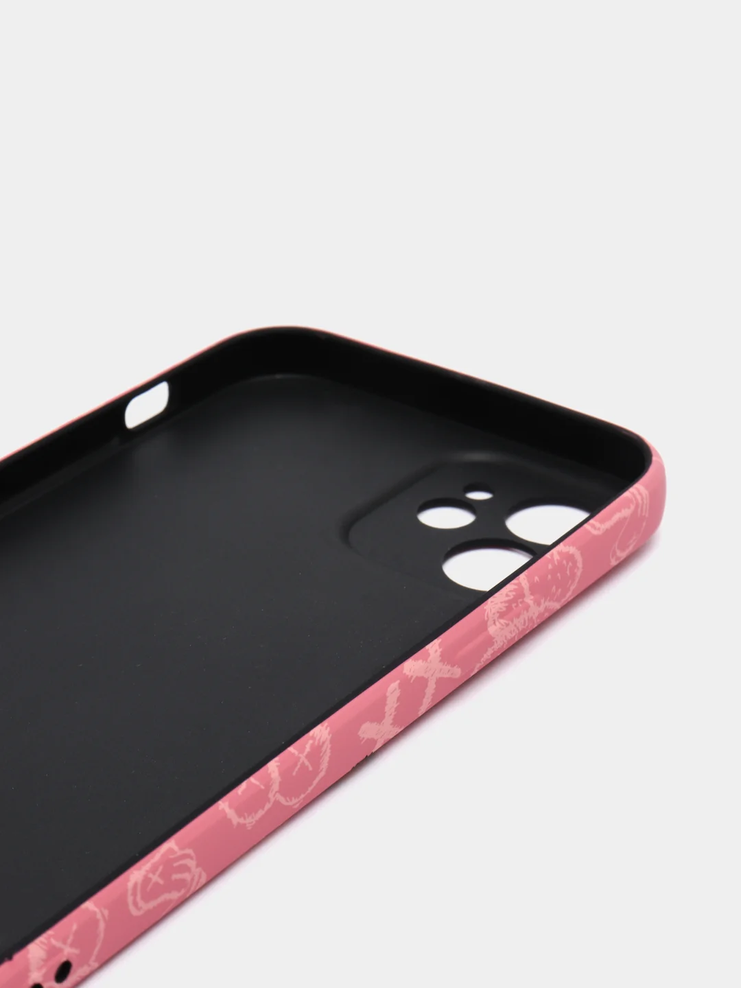 Багровый чехол Kaws на iPhone 12, светящийся