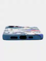 Бежевый меланж чехол Kaws на iPhone 12, светящийся