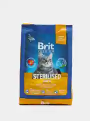 Корм Brit Premium Sterilised Duck & Chicken для кошек, с уткой и курицей, 400 г