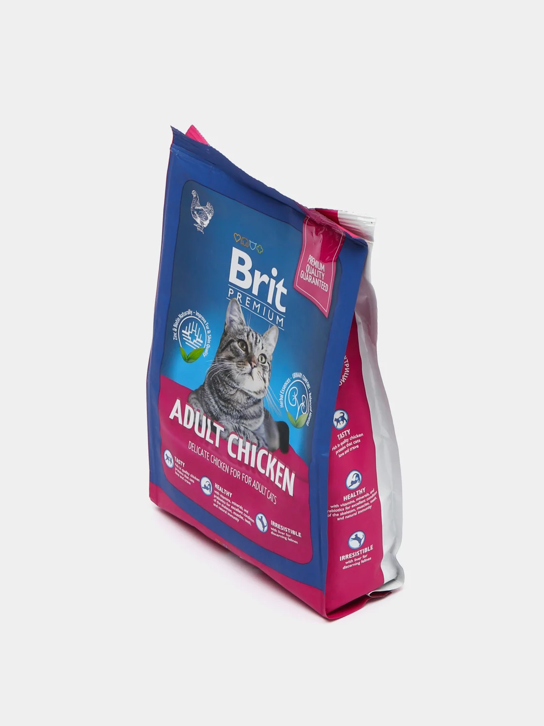 Корм Brit Premium Adult Chicken для кошек, с курицей, 400 г