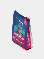 Корм Brit Premium Adult Chicken для кошек, с курицей, 400 г