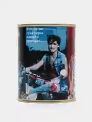 Копилка для денег "Юрий Шатунов" в ретро стиле, иллюстрации юности