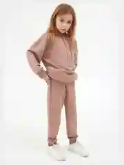 Бежевый спортивный костюм для девочки
