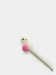 Белый ручка шариковая с фламинго, ручка для письма