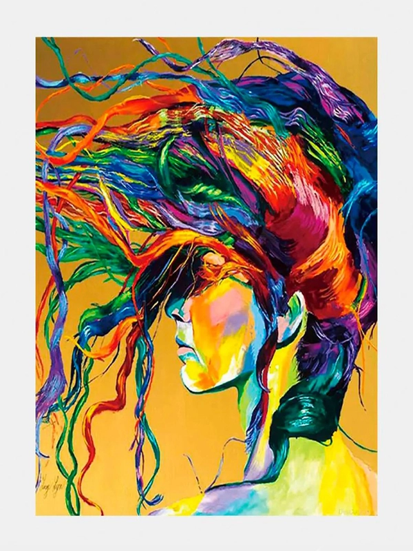 Алмазная мозаика "Девушки" 30*40 см без подрамника