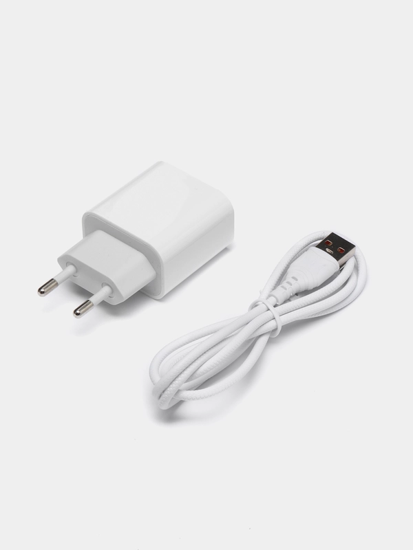 Зарядное устройство Denmen DC05T 2USB + кабель Type-C