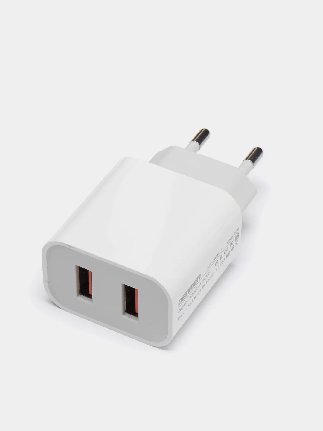 Зарядное устройство Denmen DC05T 2USB + кабель Type-C