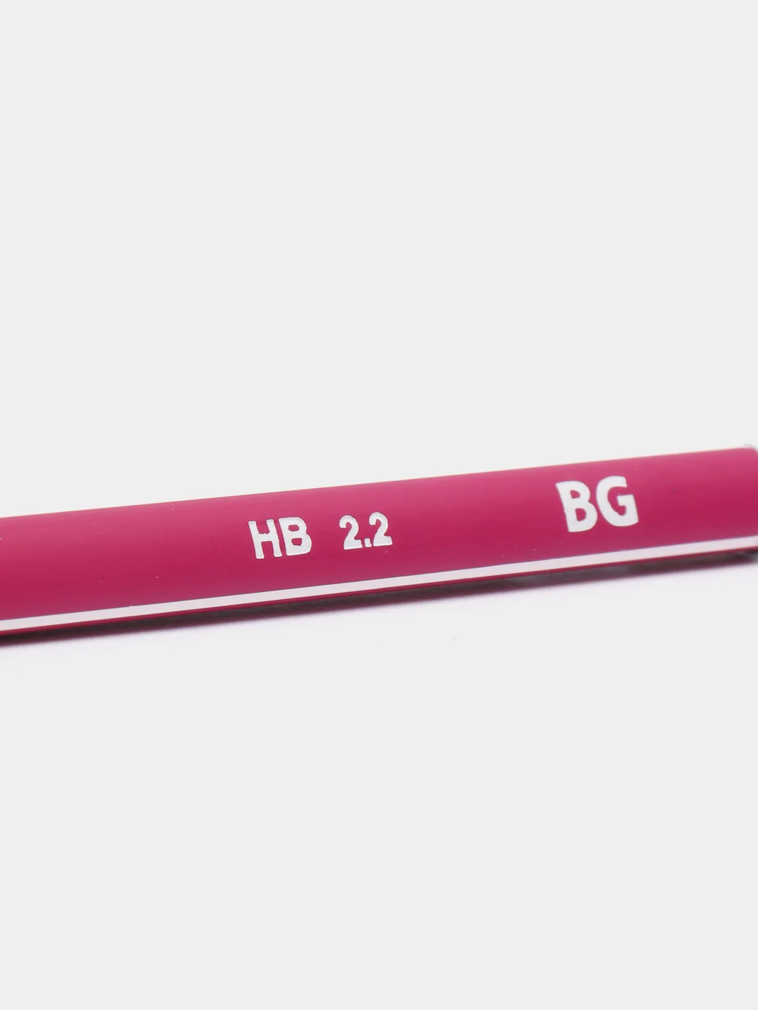 Розовый карандаш чернографитный BG "Exotic" HB, с ластиком, трехгранный