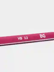 Розовый карандаш чернографитный BG "Exotic" HB, с ластиком, трехгранный