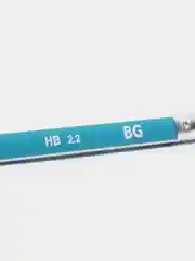 Голубой карандаш чернографитный BG "Exotic" HB, с ластиком, трехгранный