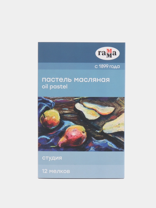 Пастель масляная Гамма "Студия", 12 цветов