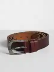 Синий ремень мужской классический