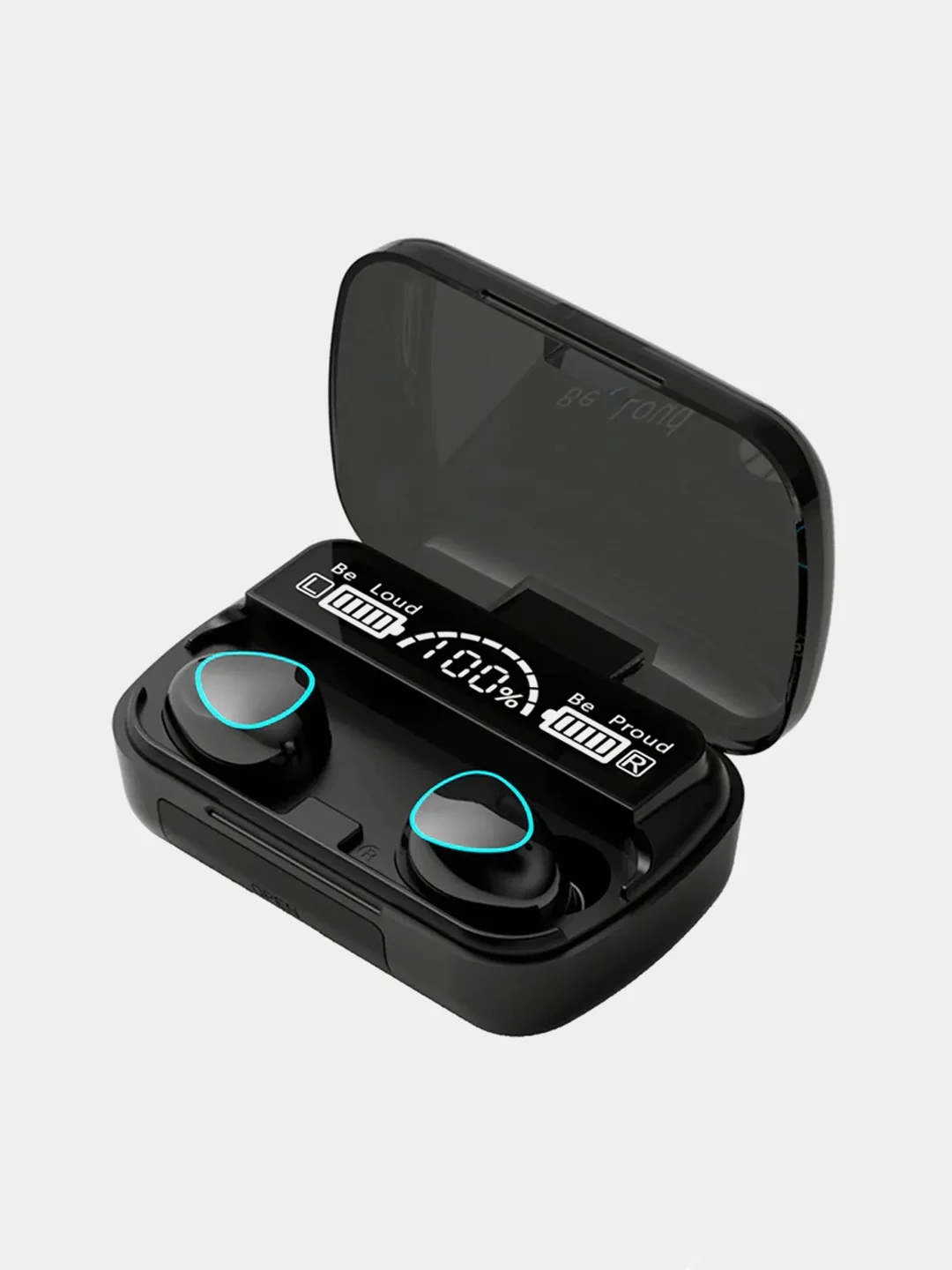 Черный наушники беспроводные M10, M19, Bluetooth, с Power Bank