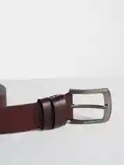 Терракотовый ремень мужской классический