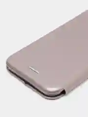 Серебряный чехол-книжка для iPhone 6, iPhone 6S / Айфон 6/6S