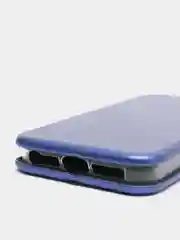 Синий чехол-книжка для iPhone 5, iPhone5S, iPhone SE, на магните
