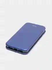 Синий чехол-книжка для iPhone 5, iPhone5S, iPhone SE, на магните