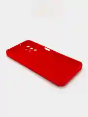 Красный чехол силиконовый с принтом для Samsung Galaxy A13 (самсунг)